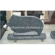 藍珍珠歐式墓碑 南安市康美茂發石材廠匠心打造的藝術品